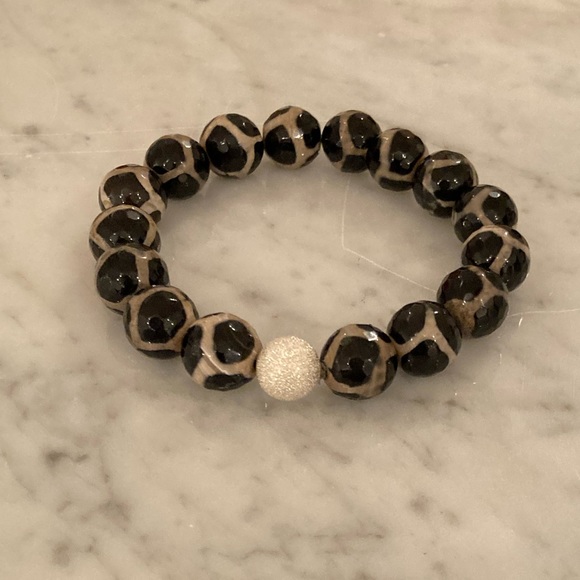 🔸NWT🔸 Agate and Amazonite Gemstone Beaded Bracelet Set - Picture 11 of 16